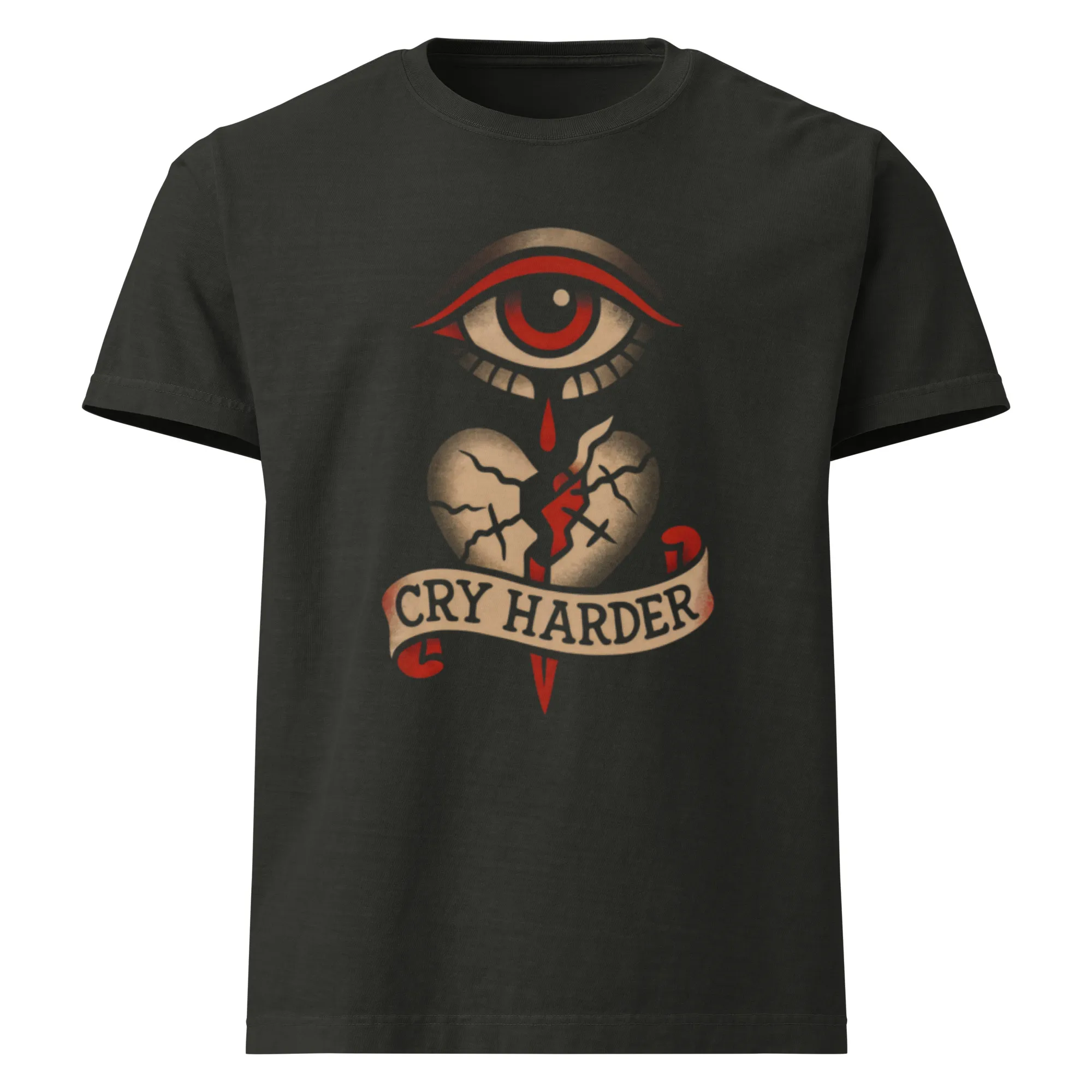 Cry Harder V2 T-Shirt Front